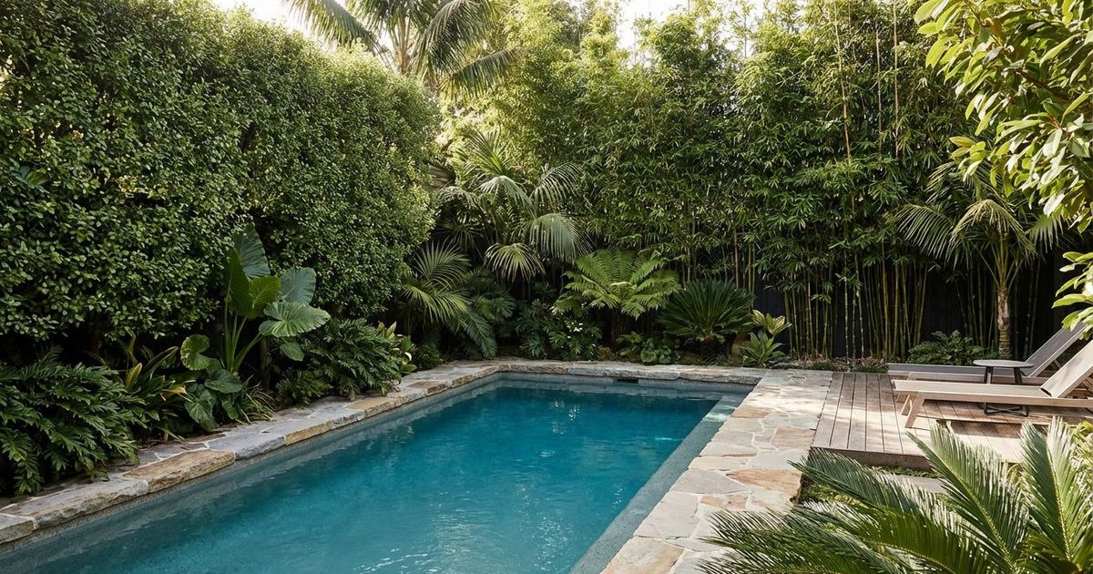 Pool Privacy Screening: Plants and Structures for Melbourne Gardens